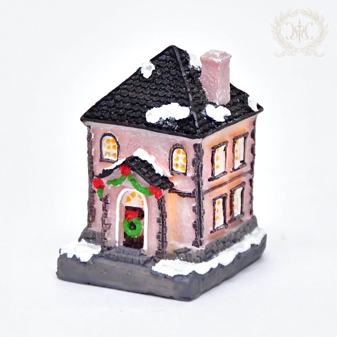 Amazon | プチライトハウス/スモールハウス クリスマス飾り 置物